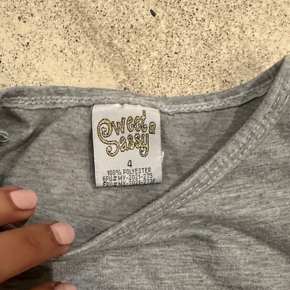 Cozy Crew Gray Kids Pajama Nightgown - Picture 5 of 5